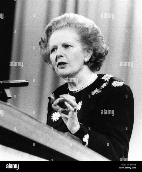 Margaret thatcher speech hi-res stock photography and images - Alamy