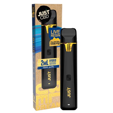 Mg Live Resin Cbd Disposable Blue Dream Justcbdstore