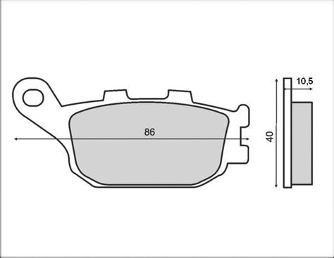 Set Placute Frana FT3073 Honda Fes Pantheon 125 150 CBR Foresight