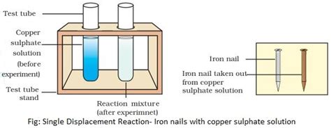 To perform the reaction of Iron nails kept in copper sulphate solution ...