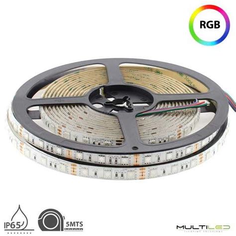 Tira Led Profesional SMD5050 60l M 22LM Led IP65 24V RGB