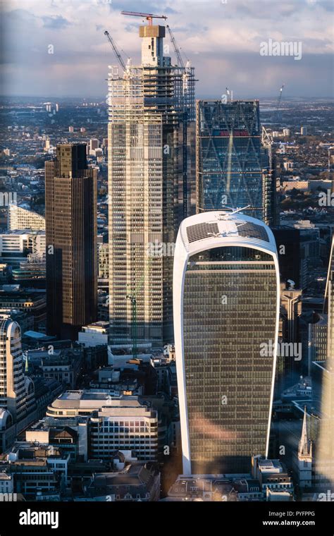 Aerial view of London skyline Stock Photo - Alamy