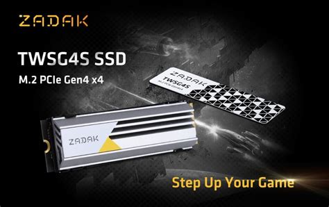 ZADAK Luncurkan SSD NVMe PCIe Gen 4 Pertamanya: TWSG4S • Jagat Review