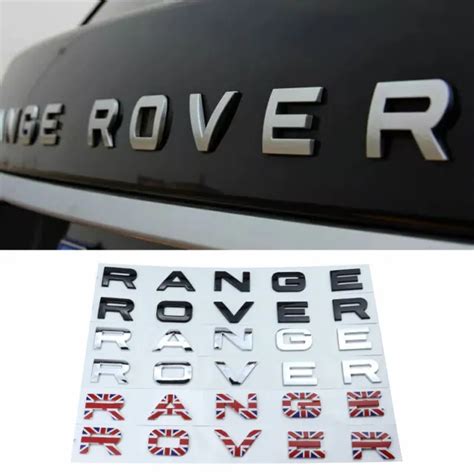 1PCS RANGE ROVER Sport SUV LAND Evoque Bonnet Rear Tailgate Badge