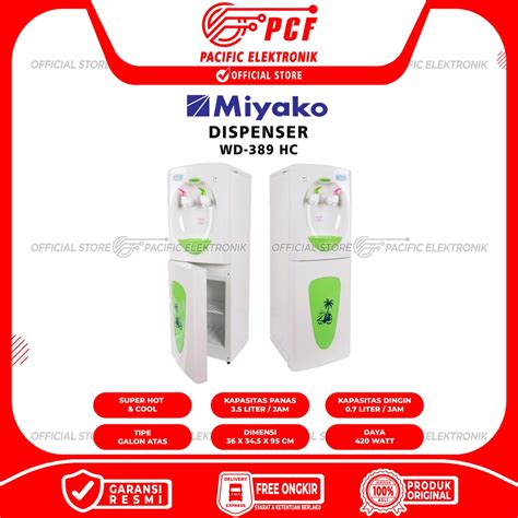 Jual Dispenser Miyako Galon Atas Hot Cool WD HC HC Shopee Indonesia