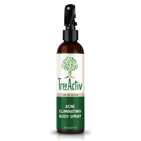 Treeactiv Acne Eliminating Body Spray Natural Body Back Butt Chest