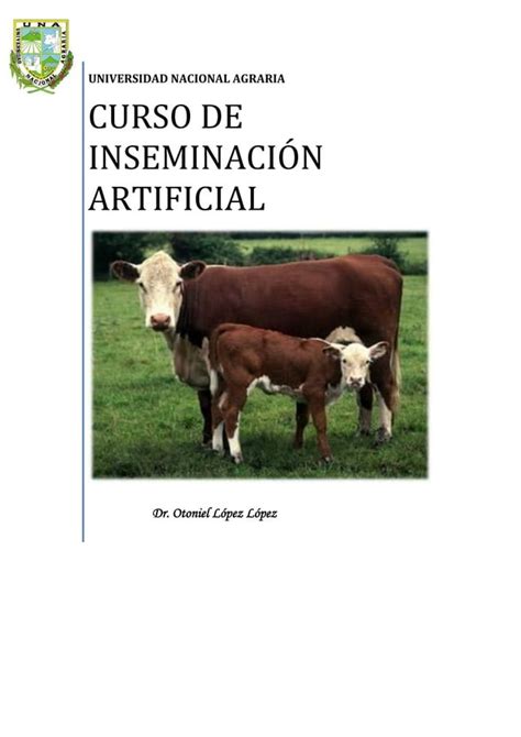 Curso De Inseminacion Artificial Dr Otoniel L Pez Pdf