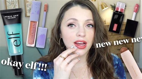 New Makeup Try On New Elf Stuff Omg Rare Beauty Bronzer Stick