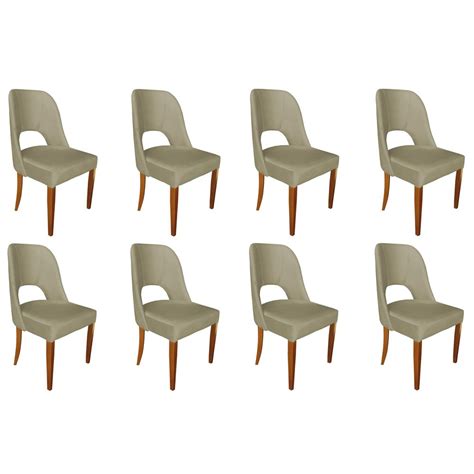 Kit 8 Cadeiras De Jantar Barcelona Suede Nude MadeiraMadeira