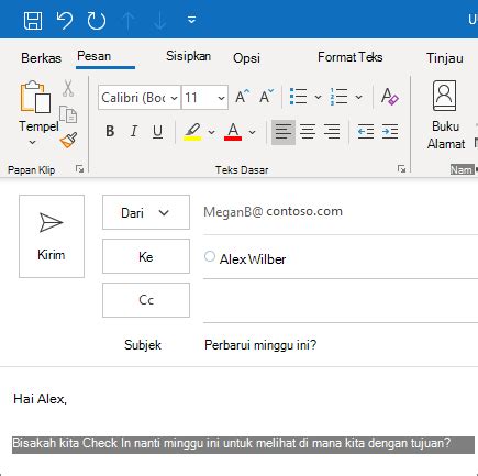 Membuat Dan Mengirim Email Di Outlook Outlook