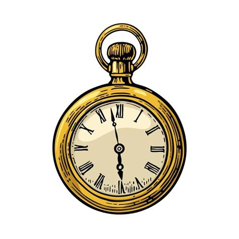 Antique Pocket Watch — Stock Vector © Chronicler101 43423365