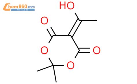 85920 63 4 5 1 羟基亚乙基 2 2 二甲基 1 3 二氧 4 6二酮化学式结构式分子式mol 960化工网