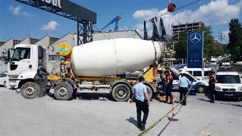 Beton mikserinin altında kalan 2 Suriyeli hayatını kaybetti