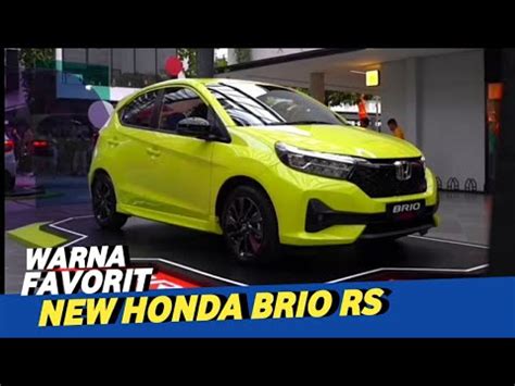 WARNA BARU NEW HONDA BRIO SATYA DAN RS Electric Lime Metallic Warna