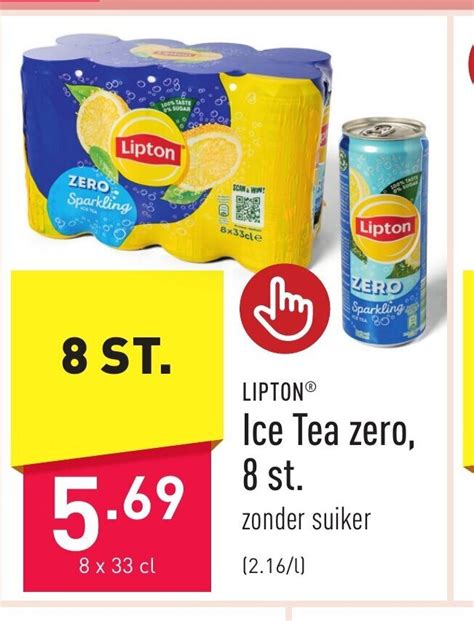 Lipton Ice Tea Zero St Promotie Bij Aldi