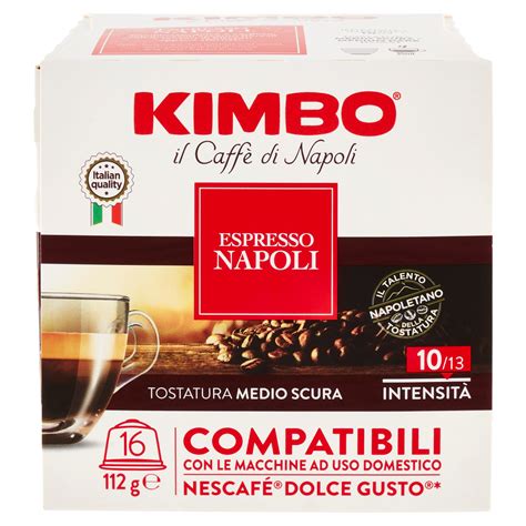 Kimbo Espresso Napoli Capsule Compatibili con le Macchine Nescafé Dolce ...