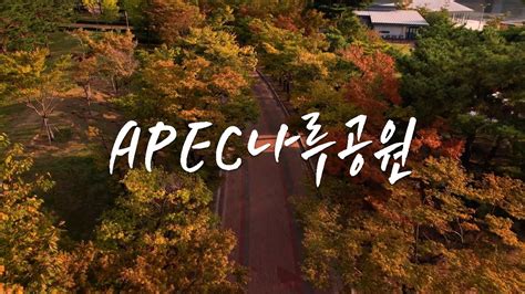 부산 휠체어여행 드론으로 즐기는 부산 APEC 나루공원 Busan APEC park Drone shooting YouTube