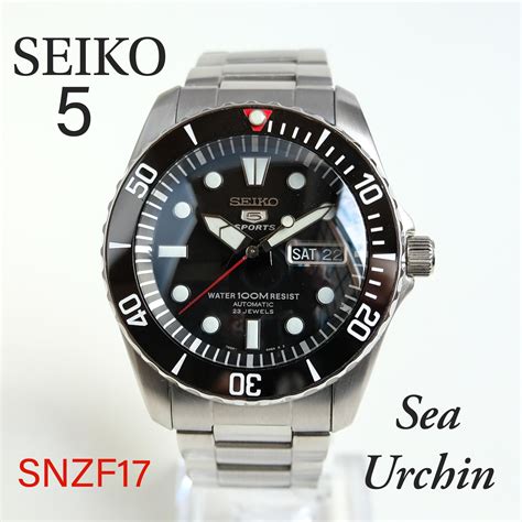 2018 Seiko 5 Snzf17 Sea Urchin Upgraded Tokeimedic