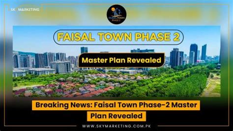 Breaking News Faisal Town Phase Master Plan Revealed Sky Marketing