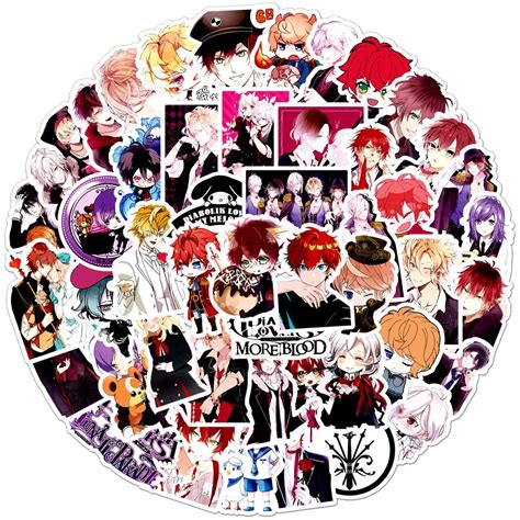 10 30 50PCS Dos Desenhos Animados Anime Jogo DIABOLIK LOVERS Papelaria