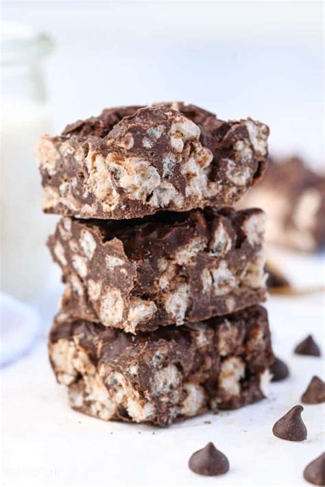 Chocolate Protein Rice Krispies {3 Ingredients}