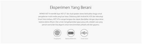 Infinix X557 Hot 4 16GB Ram 2GB Sandstone Black GALAZADA