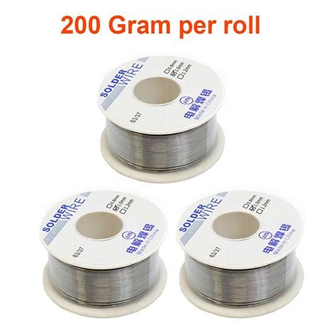 Rolls G Tin Rosin Core Solder Wire Electrical Soldering Sn