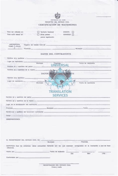 Calculate Your Certified And Or Notarized Translation With Marriage Certificate Translati In