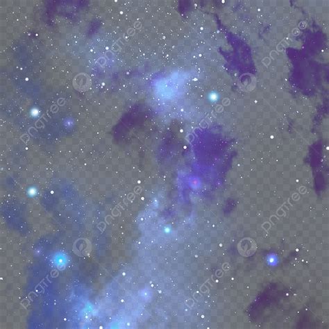 Céu Estrelado De Galáxia De Fantasia Azul Png Azul Sonhe Efeito De