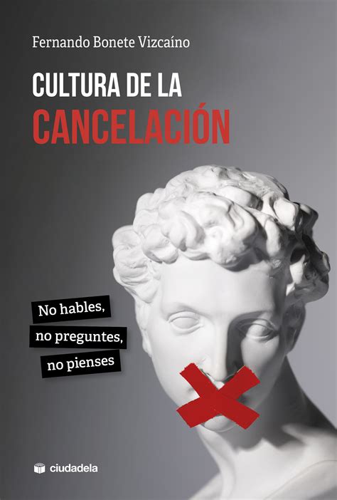 Libro Cultura de la cancelación 9788415436683 Bonete Vizcaíno