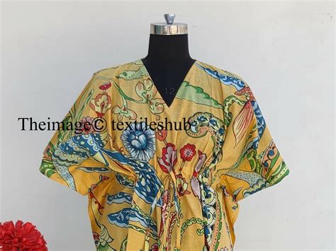DAMEN Indian Nachtwäsche Strand Bikini Coverup Nacht Verband Maxi Robe Kaftan US eBay