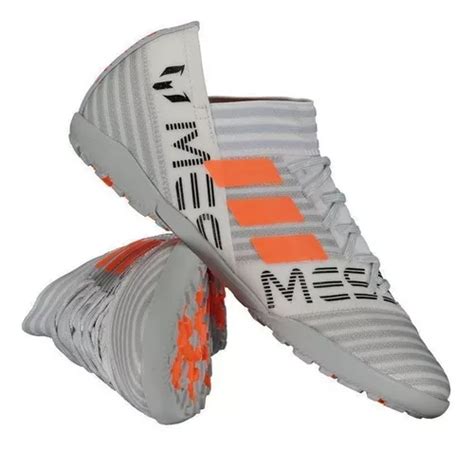 Chuteira Adidas Nemeziz Messi Tf Society Juvenil Branca