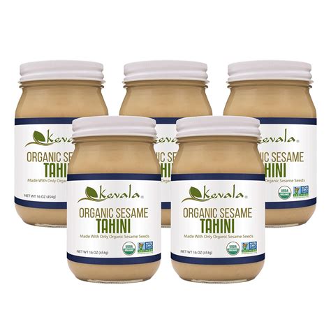 Amazon Kevala Organic Sesame Tahini Vegan Tahini Butter Kosher