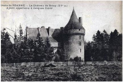 Lucien JANNING Château Jacques Coeur à Boisy Roanne France è