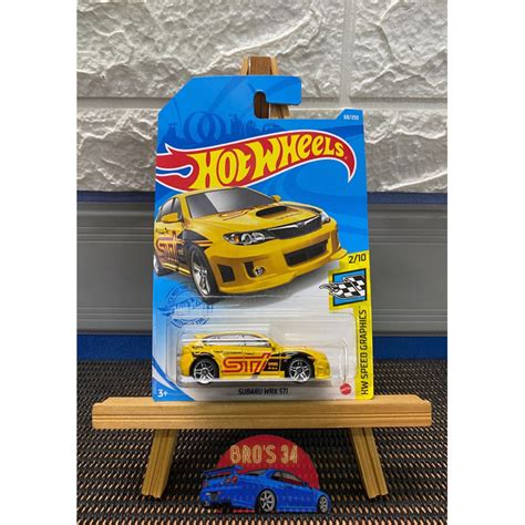 Hot Wheels Subaru Wrx Sti Yellow Shopee Malaysia