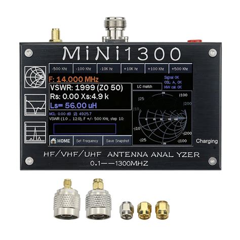 Mini1300 Hfvhfuhf Antenna Analyzer 01 1300mhz With 43 Tft Lcd