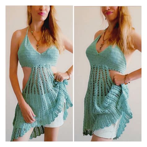 Crochet Swimsuit Cover Up Pattern Free Helena Monroe