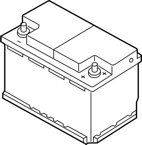 2019 Volkswagen Jetta Vehicle Battery 5k0915105e Genuine Volkswagen