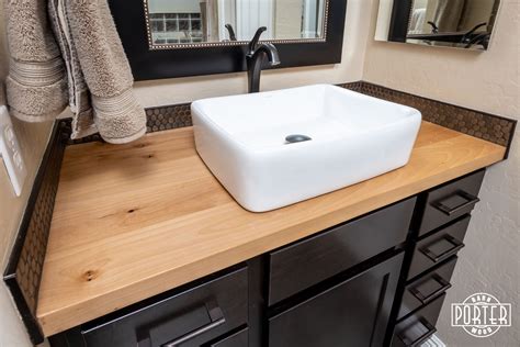 Knotty Alder Vanity Tops Porter Barn Wood