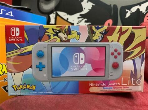 Mavin Nintendo Switch Lite Zacian And Zamazenta Edition Pokemon