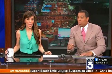 KTLA news anchors jump under desk during 4.4 earthquake - The Randy Report