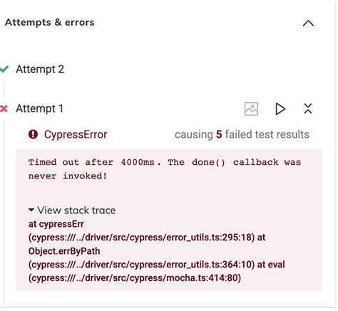 Flaky Test Timed Out Retrying After Ms Expected Undefined To Be