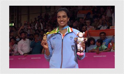 CWG 2022 PV Sindhu Wins Gold Medal In Badminton Singles After