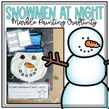 FREE Snowmen at Night Craft by Teacher Tales of Miss Smith | TPT