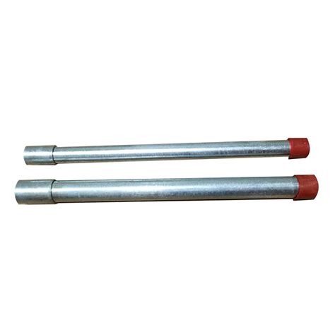 Q195 4 Rigid Steel Conduit Hot Dip Galvanized Finish UL Listed
