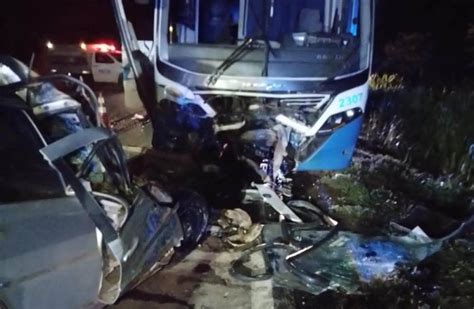 Acidente Entre Carro Funer Rio E Nibus Deixa Um Morto Em Rodovia Em