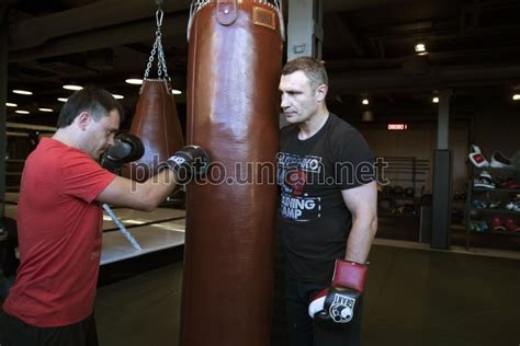 Photo Vitali Klitschko And Mikhail Bulygin Conducted A Training Session