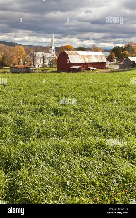 Fall color, Peacham, Vermont, USA Stock Photo - Alamy