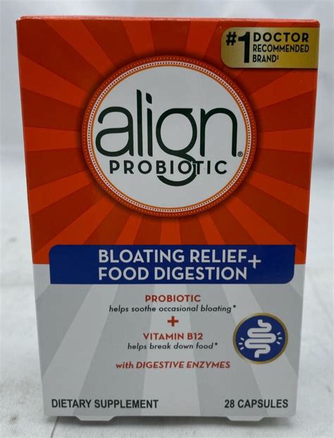 Align Probiotic Bloating Relief Food Digestion 28 Capsules 01 2025