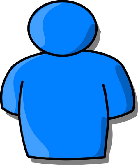 Blue Man Clip Art At Vector Clip Art Online Royalty Free